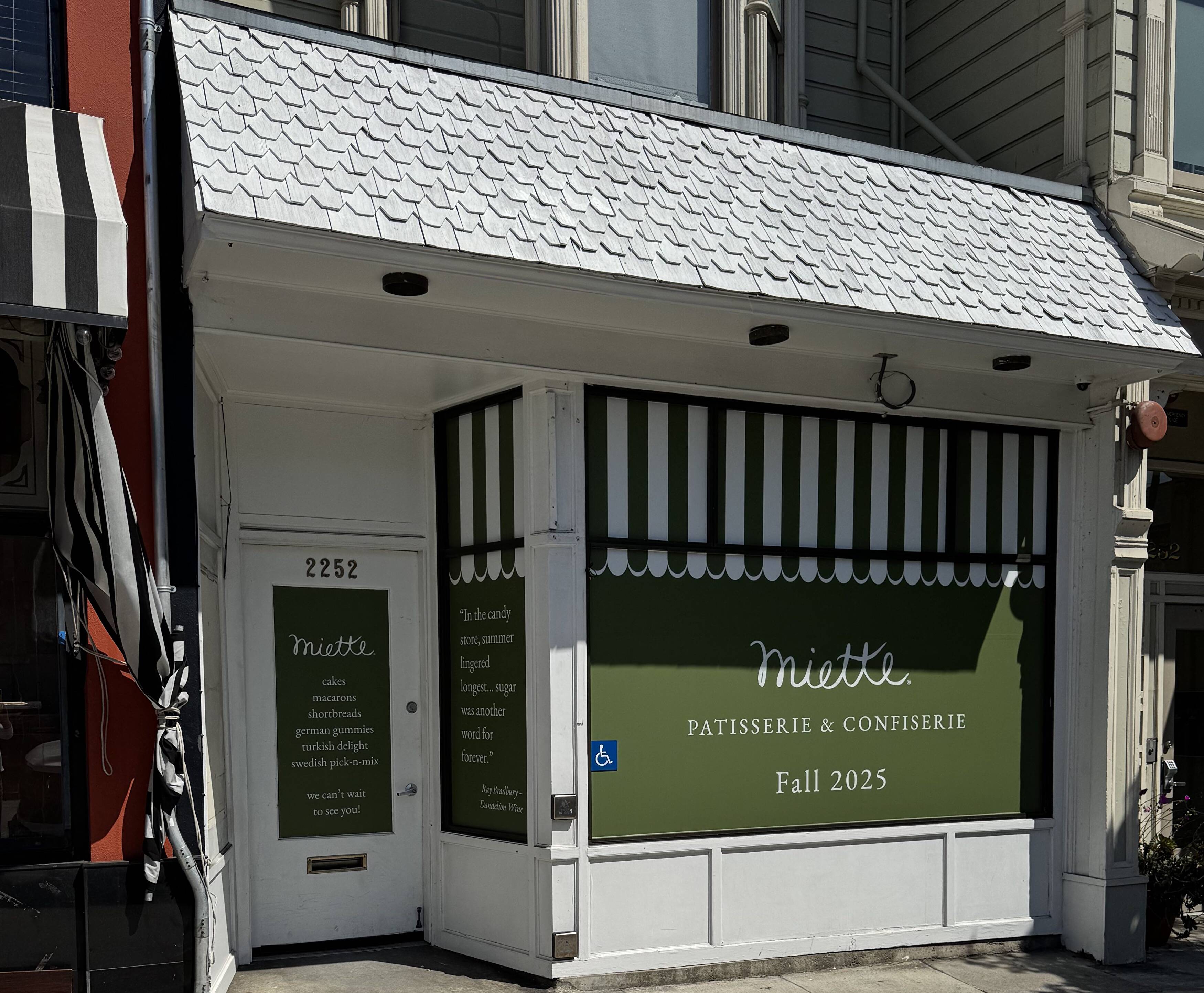 Fillmore | Miette Patisserie & Confiserie